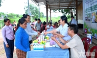 Defense-Economic Unit 74 provides free medical check-ups and medicines for Cambodian people
